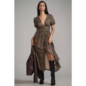 NWT Anthropologie The Katerina Button-Front Dress: Velvet Edition $230 SIZE 6